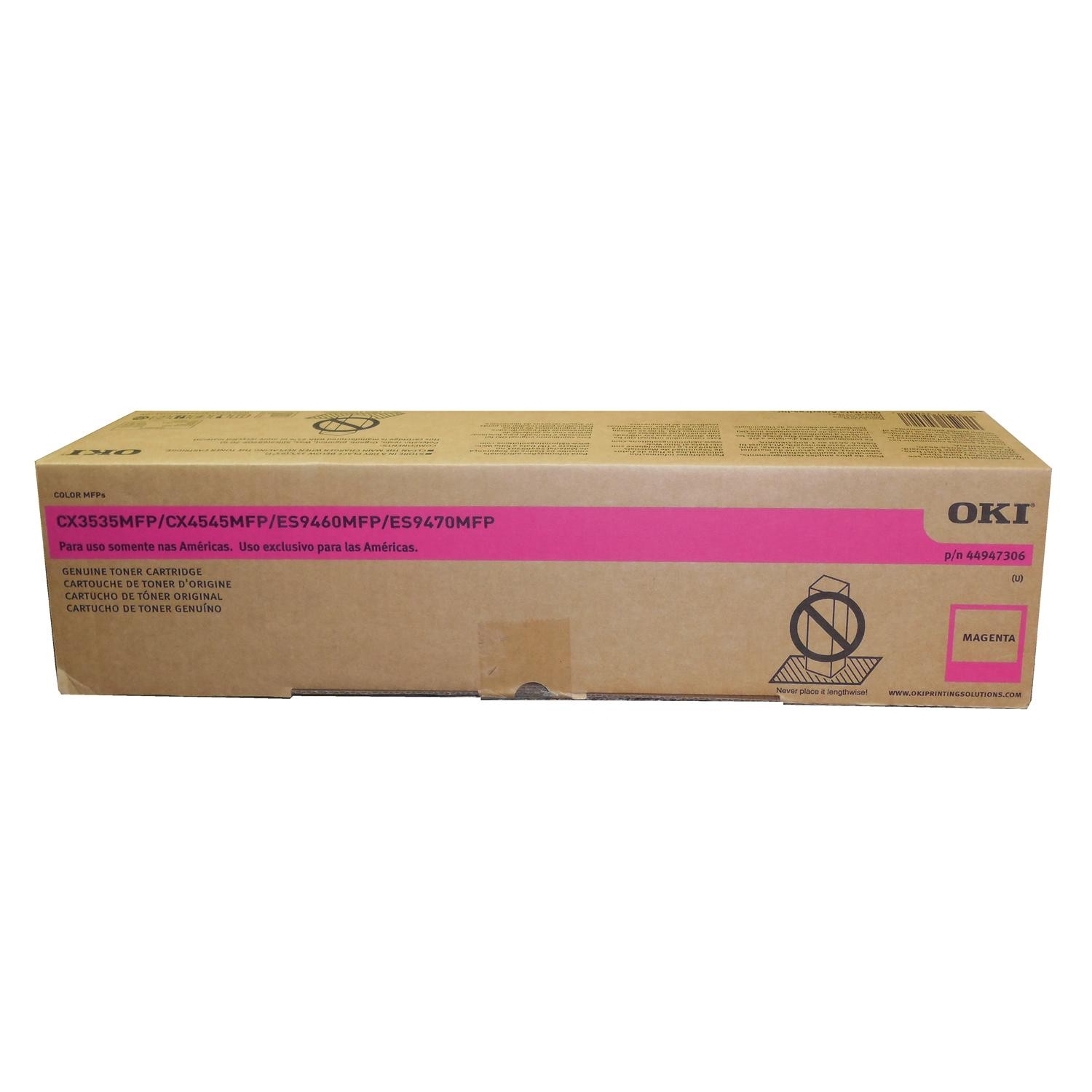 Okidata Oki 44947306 Magenta Toner Cartridge 27k
