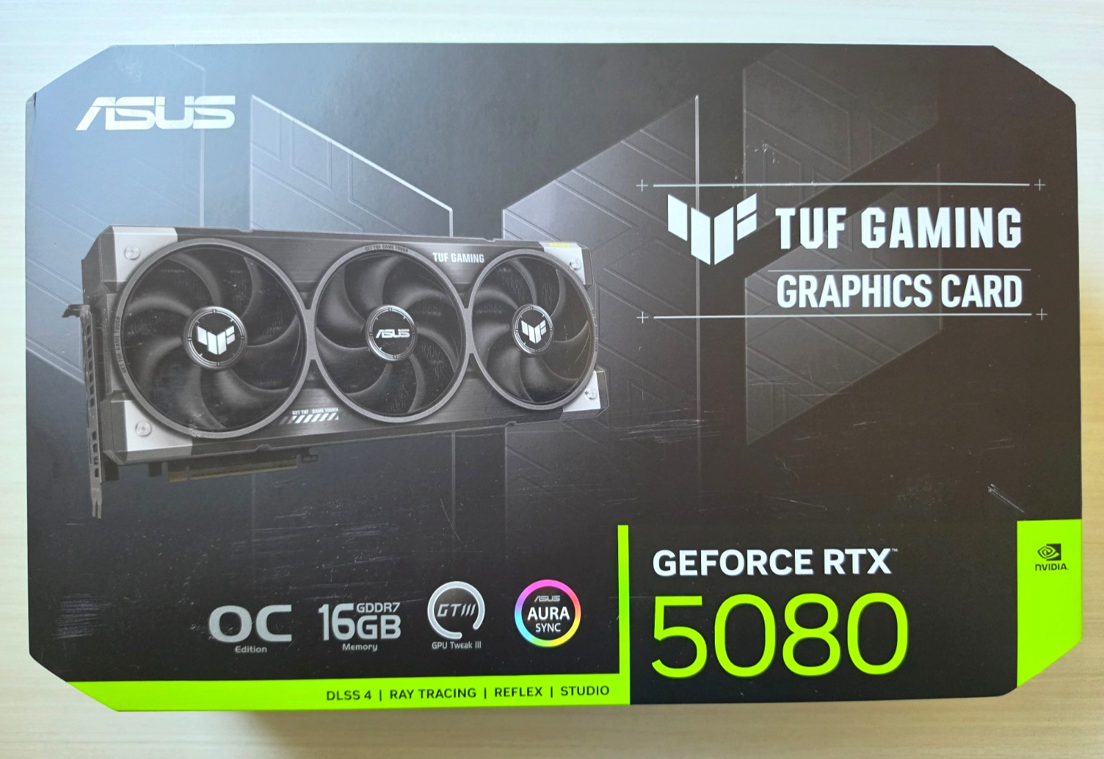 NEW ASUS TUF RTX 5080 16GB GDDR7 OC Gaming Graphics Card TUF-RTX5080-O16G-GAMING