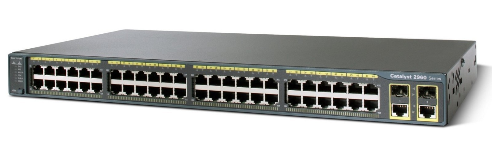 Cisco WS-C2960-48TC-L Catalyst 2960 48-Port Managed Switch 2x Gigabit SFP