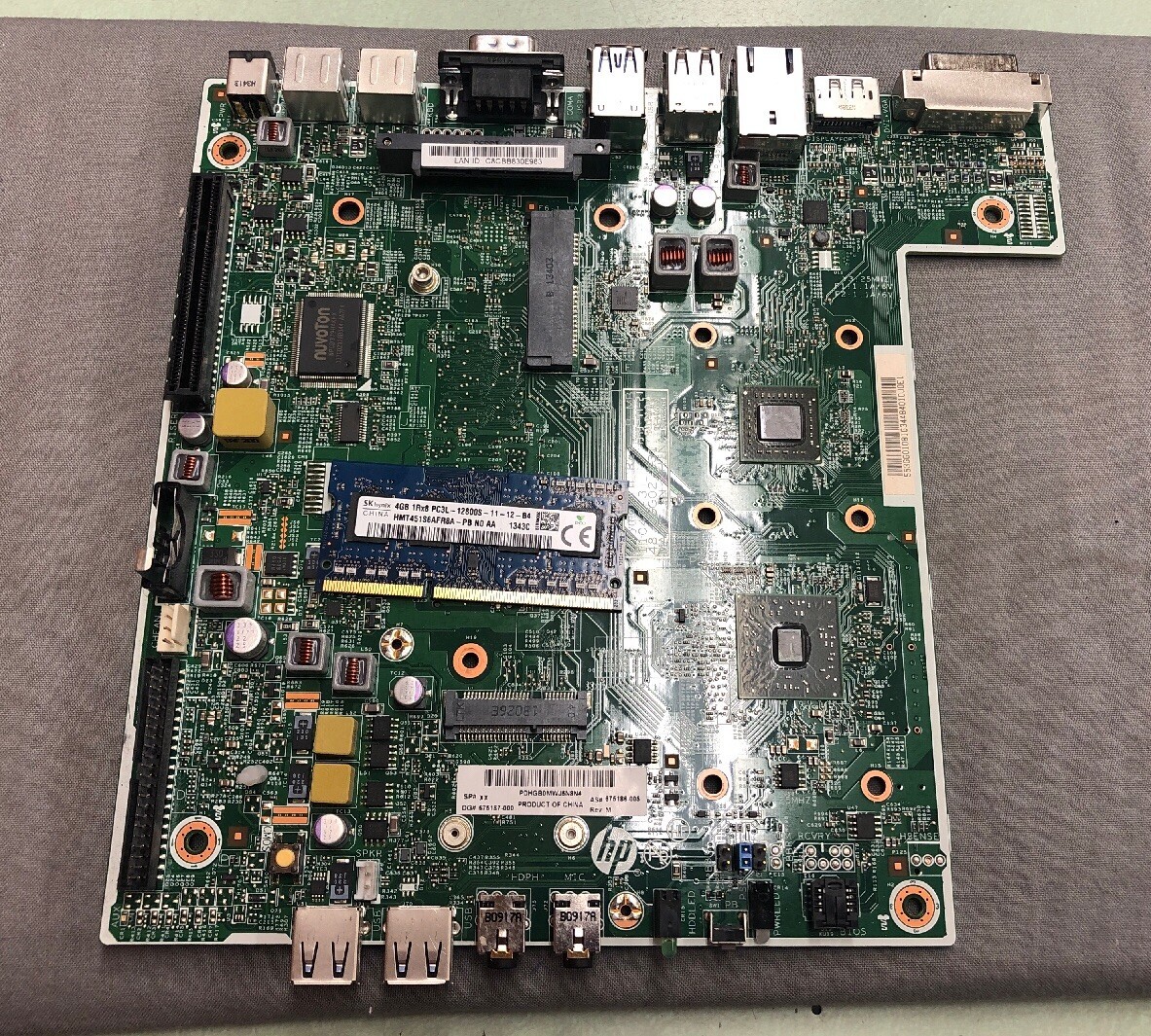 HP T610 Thin Client 675186-005 675187-000 REV M Mini-ITX Motherboard 4GB MEMORY