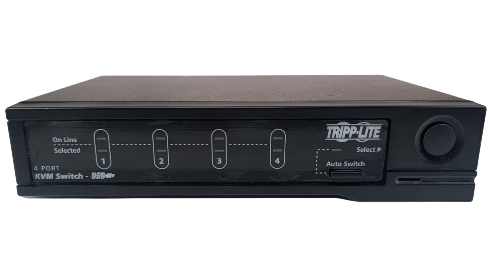 Tripp Lite CS-104U 4 Port USB VGA KVM Switch Untested No Power Adapter