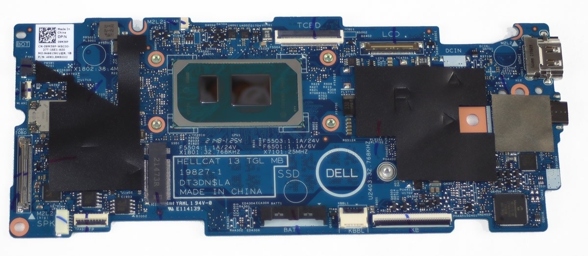 NEW Dell 9M39P Inspiron 7306 2-in-1 Black Core i7-1165G7 Motherboard 16GB RAM