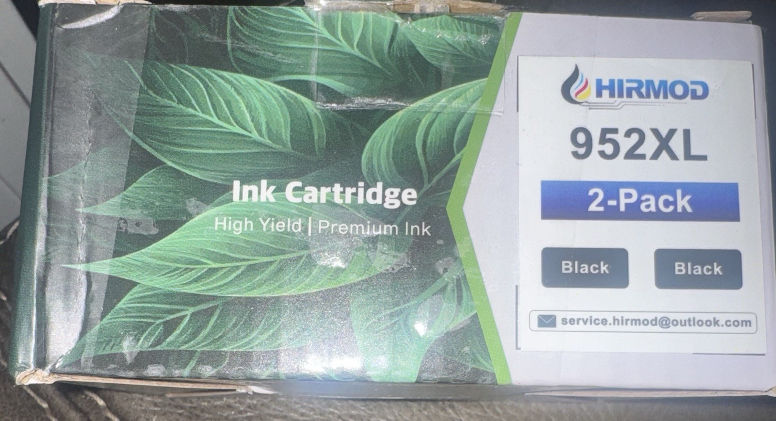 HIRMOD 952XL Ink Cartridge – 2 Pack BLACK High Yield Premium Ink Replacement