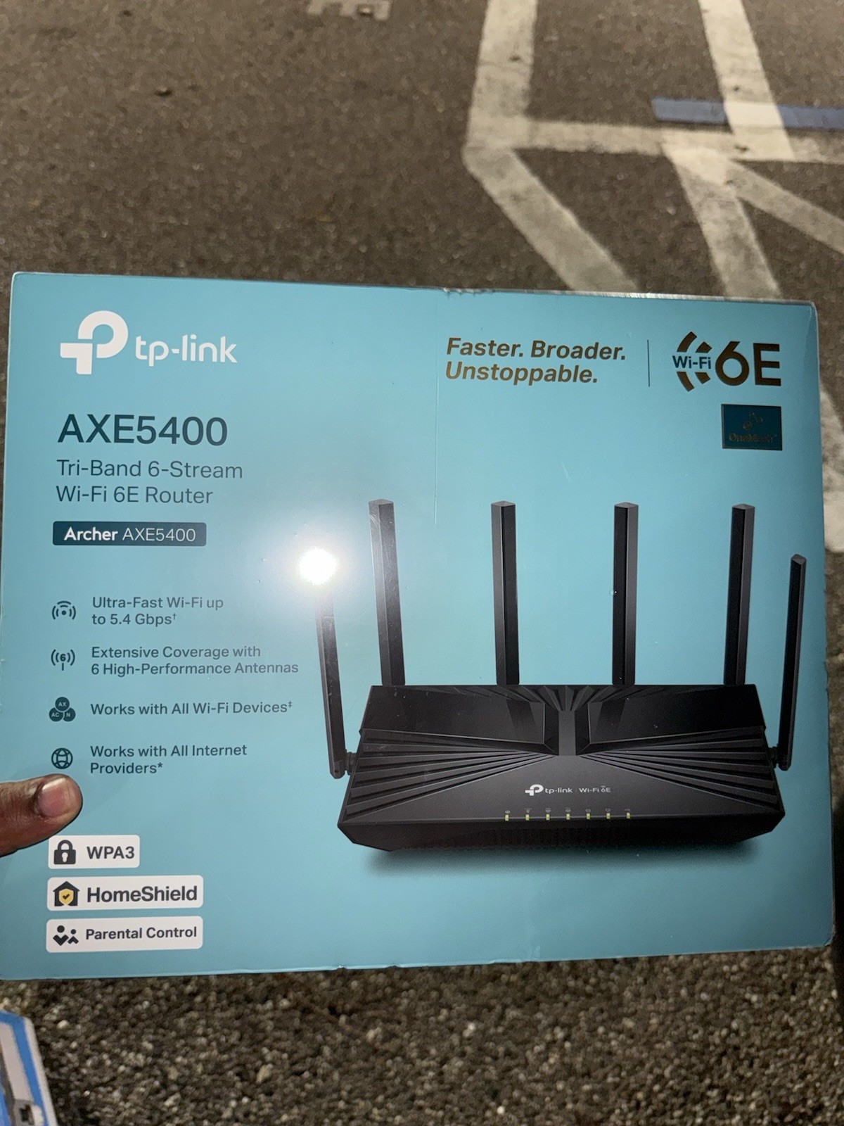 TP-Link Archer AXE5400 Wi-Fi 6E Tri-Band Router | Ultra-Fast 6GHz Speed