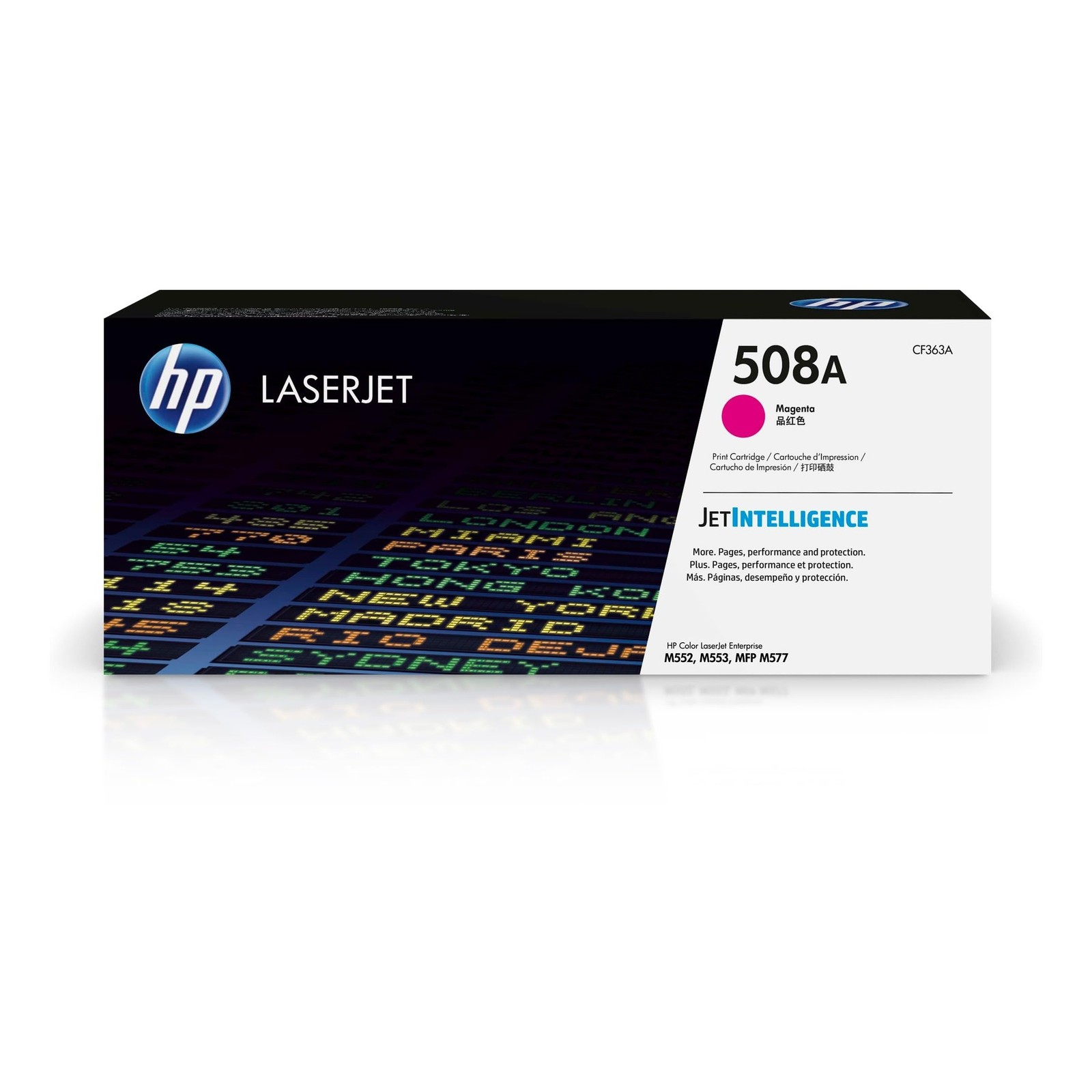 New Open Box HP 508A Magenta Original LaserJet Toner Cartridge, CF363A