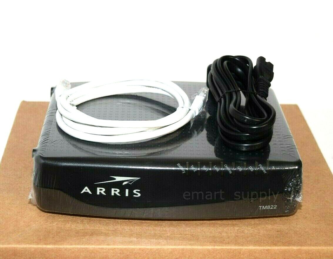 Arris TM822G DOCSIS 3.0 Cable VoIP Telephony Modem Comcast Cox Xfinity WOW 