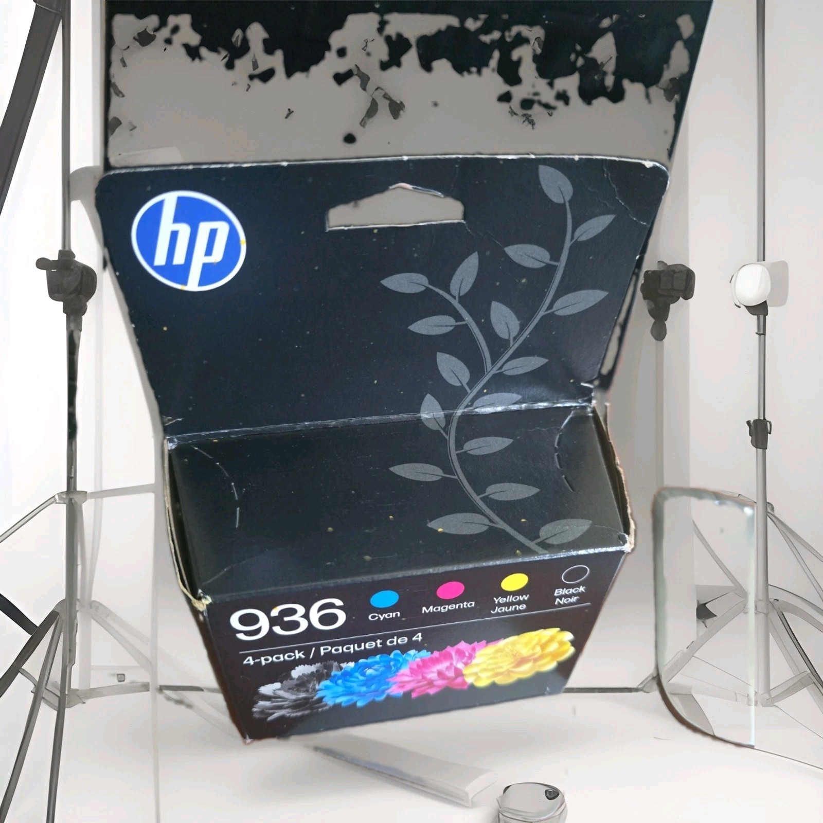 HP 936 INK 4 PACK BLACK CYAN MAGENTA YELLOW INK CARTRIDGE GENUINE EXP: 04/2028