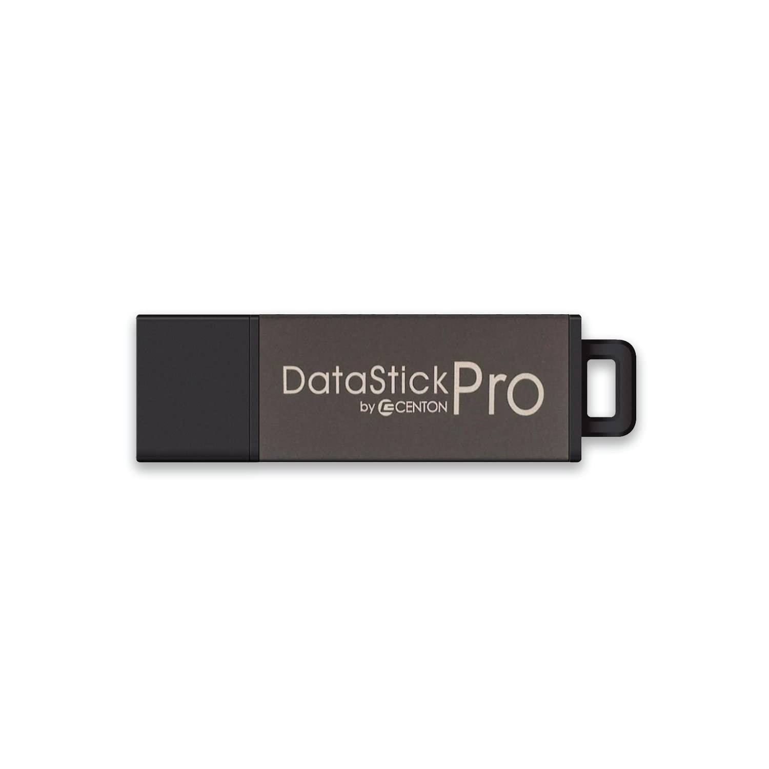 Electronics DataStick Pro USB 2.0 Aluminum Flash Drive in Grey, 32GB