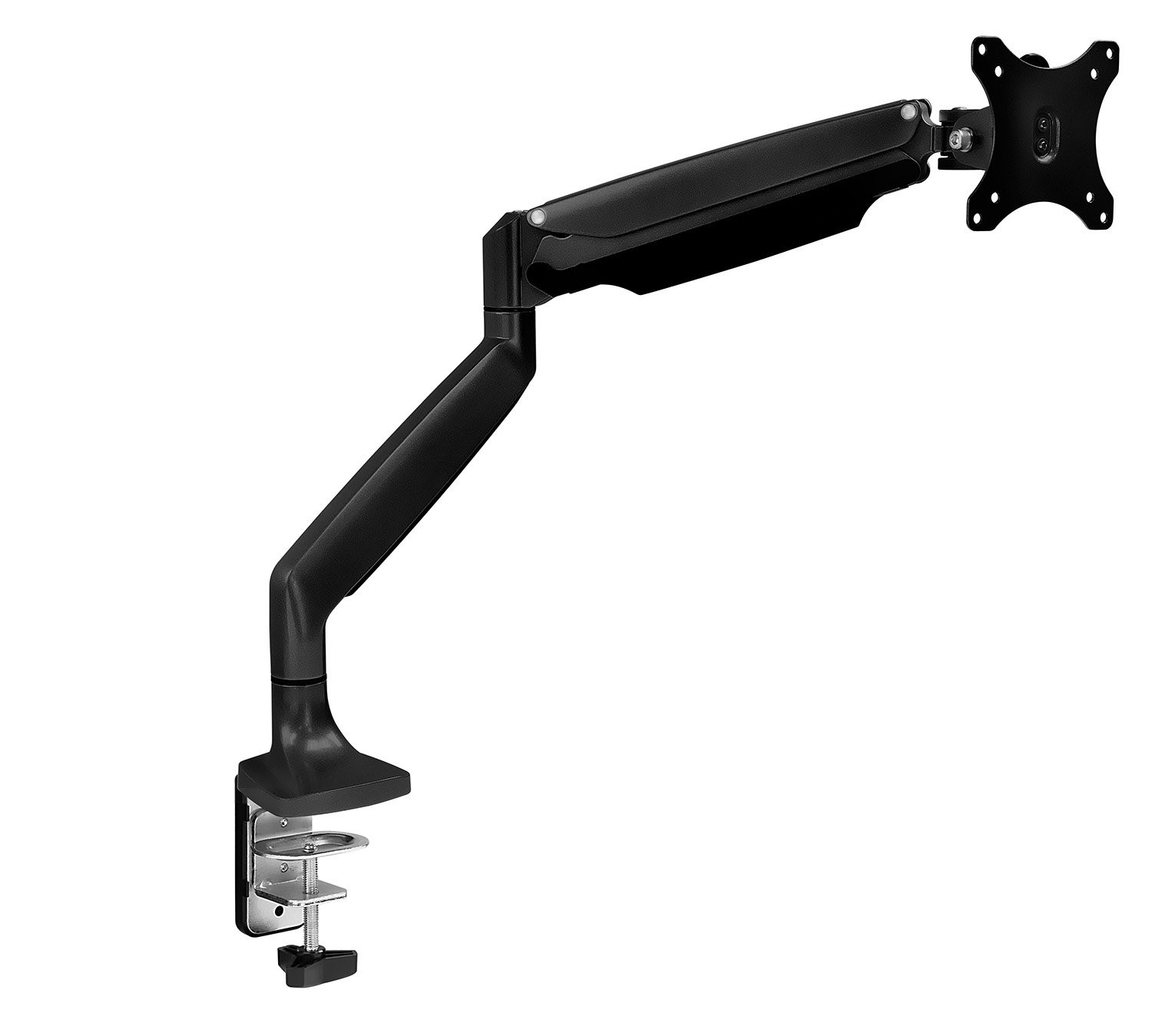 Mount-It Single Monitor Arm Desk Mount with Gas Spring, Height 13–32 Inch