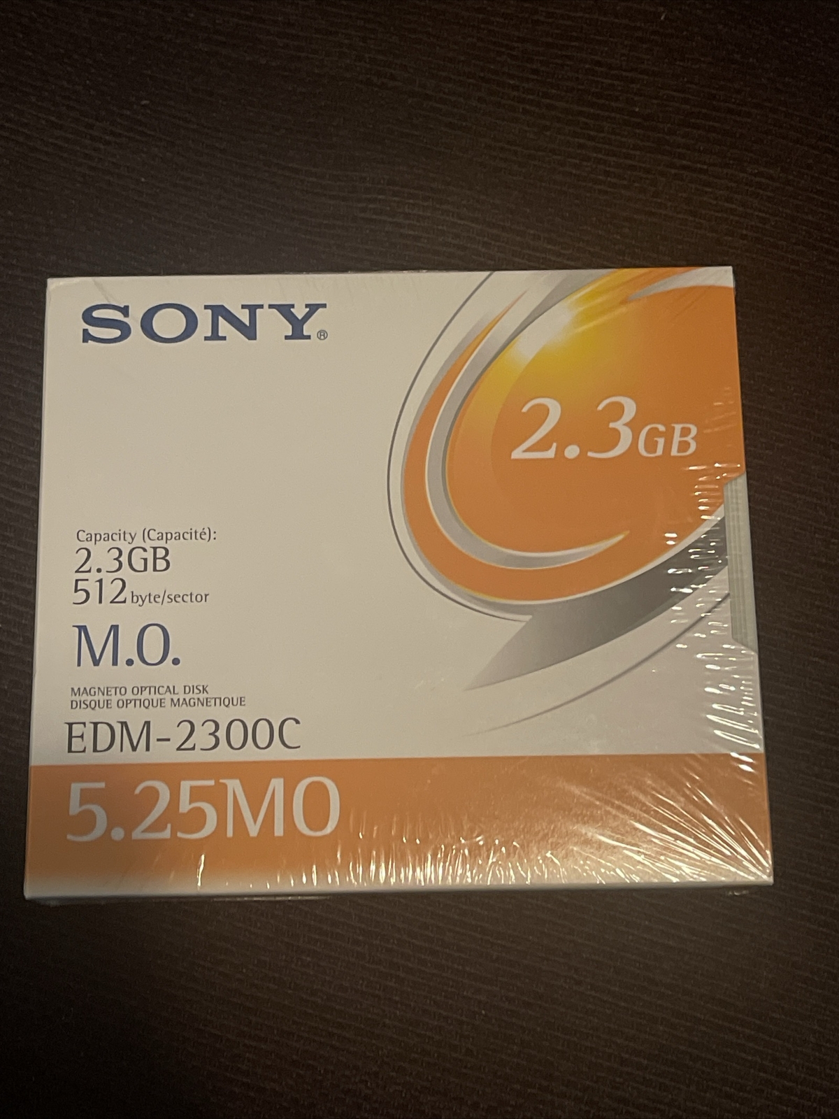 Sony EDM-2300C Magneto Optical Disk 2.3GB 512 B/S Brand New Sealed