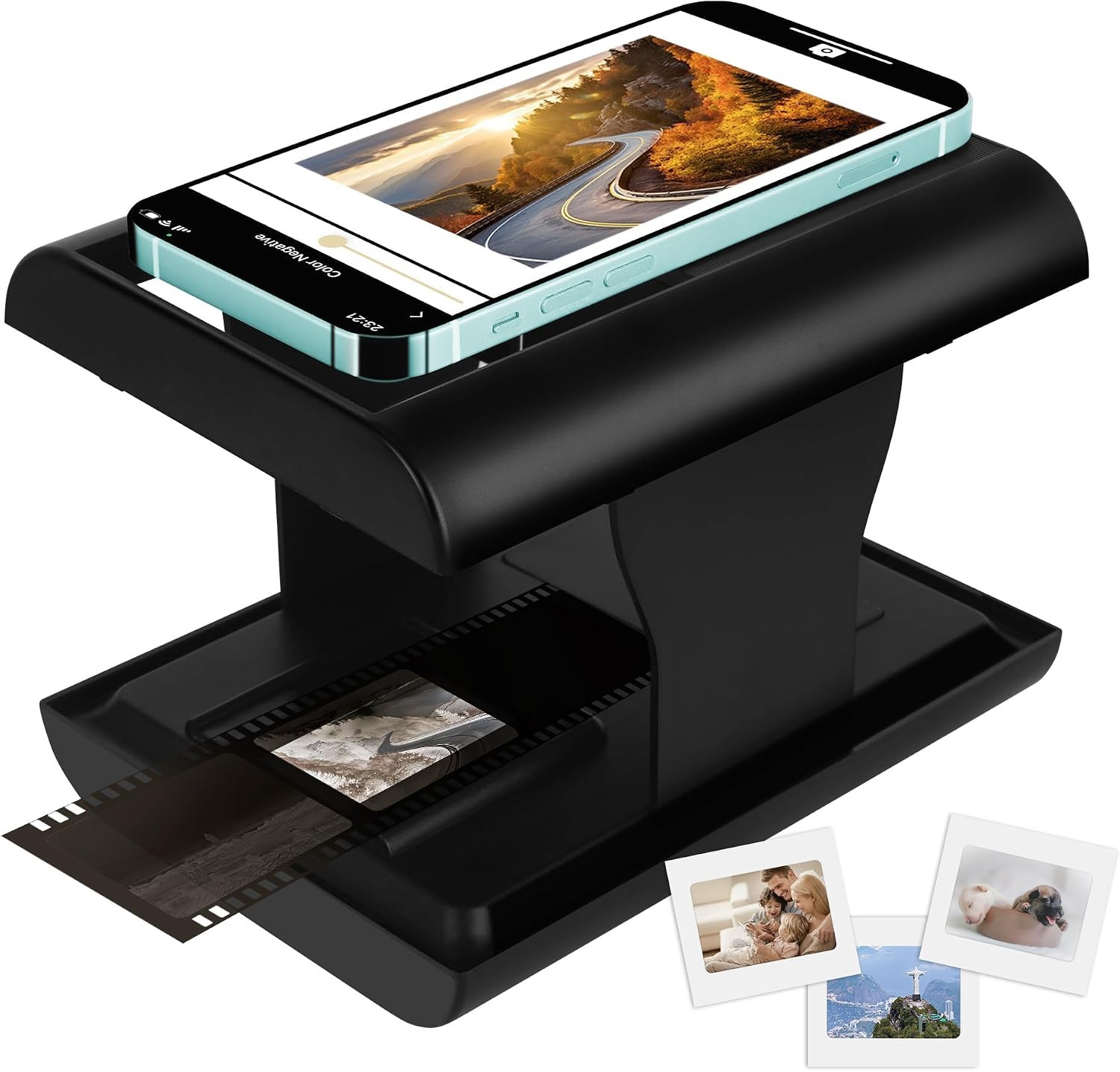 Mobile Film Scanner, 35Mm Slide and Negative Scanner for Old Slides to JPG
