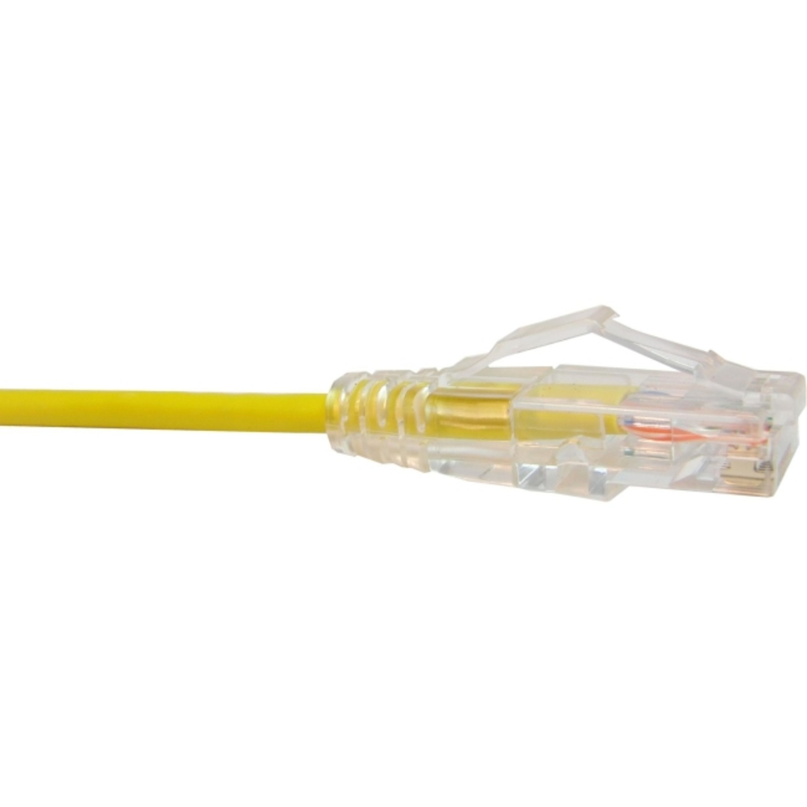 Unirise - CS6-25F-YLW - Unirise Clearfit Slim Cat6 Patch Cable, Snagless,