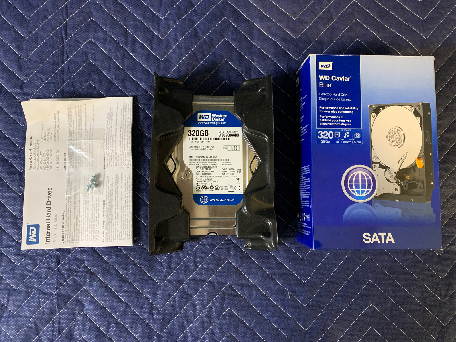 NEW WD Caviar Blue SATA Desktop Hard Drive 320 GB
