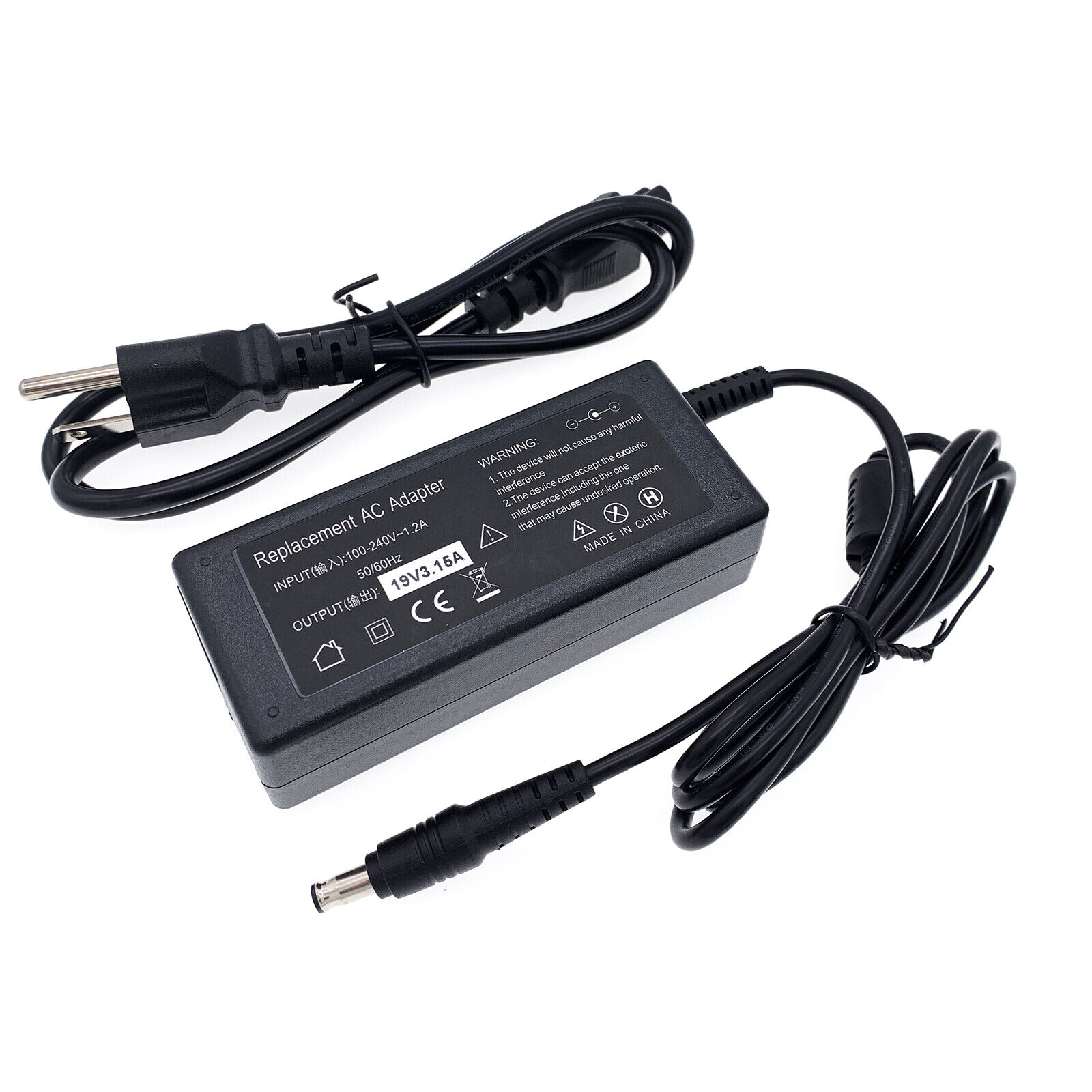 AC Power Adapter Charger for Gateway SOLO 200 200ARC 200E 200X AD-6019 Notebook