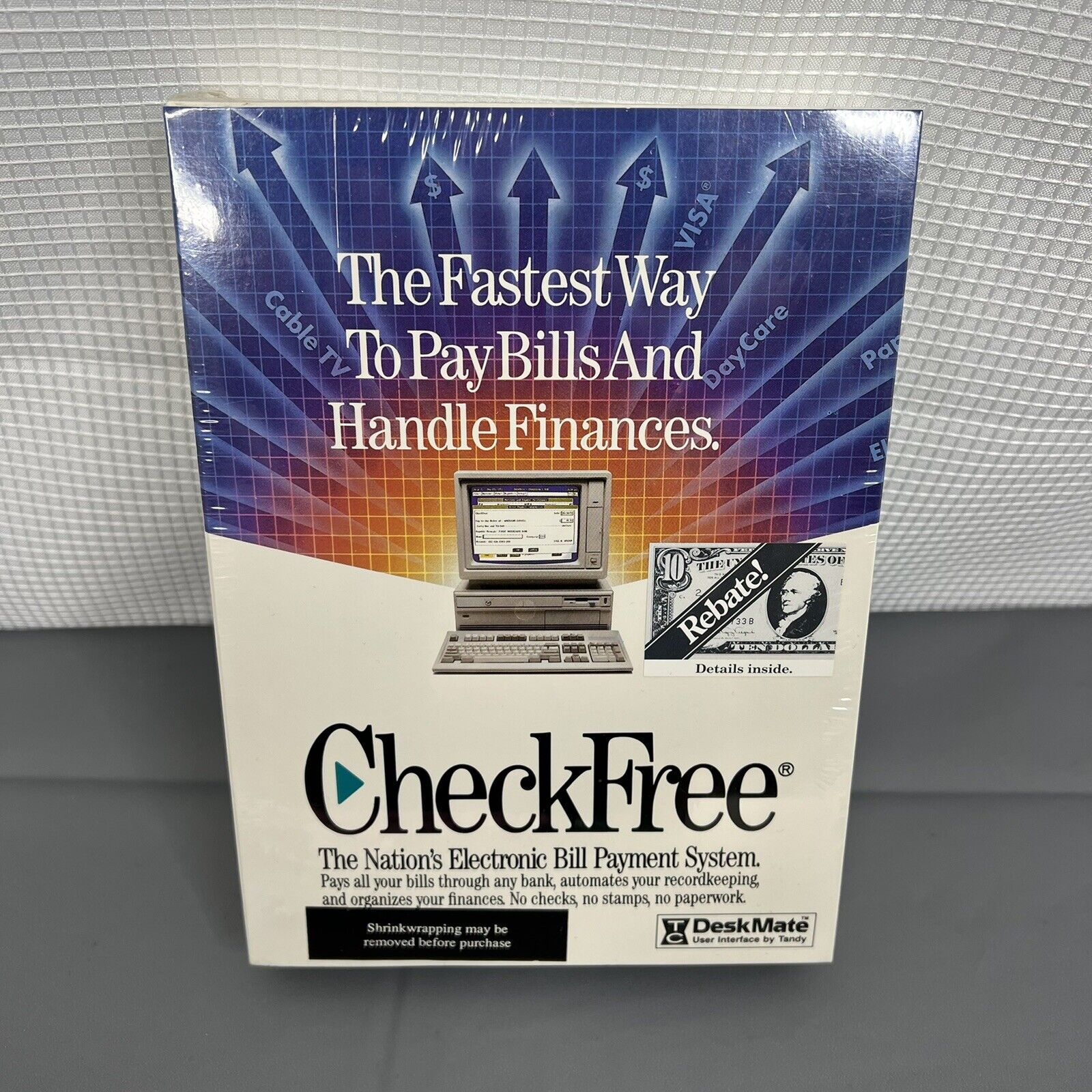 1991 Vintage Computer Software Factory Sealed CHECKFREE