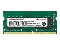 Transcend JetRAM DDR4 module 8 GB SO-DIMM 260-pin 2666 MHz / JM2666HSG-8G