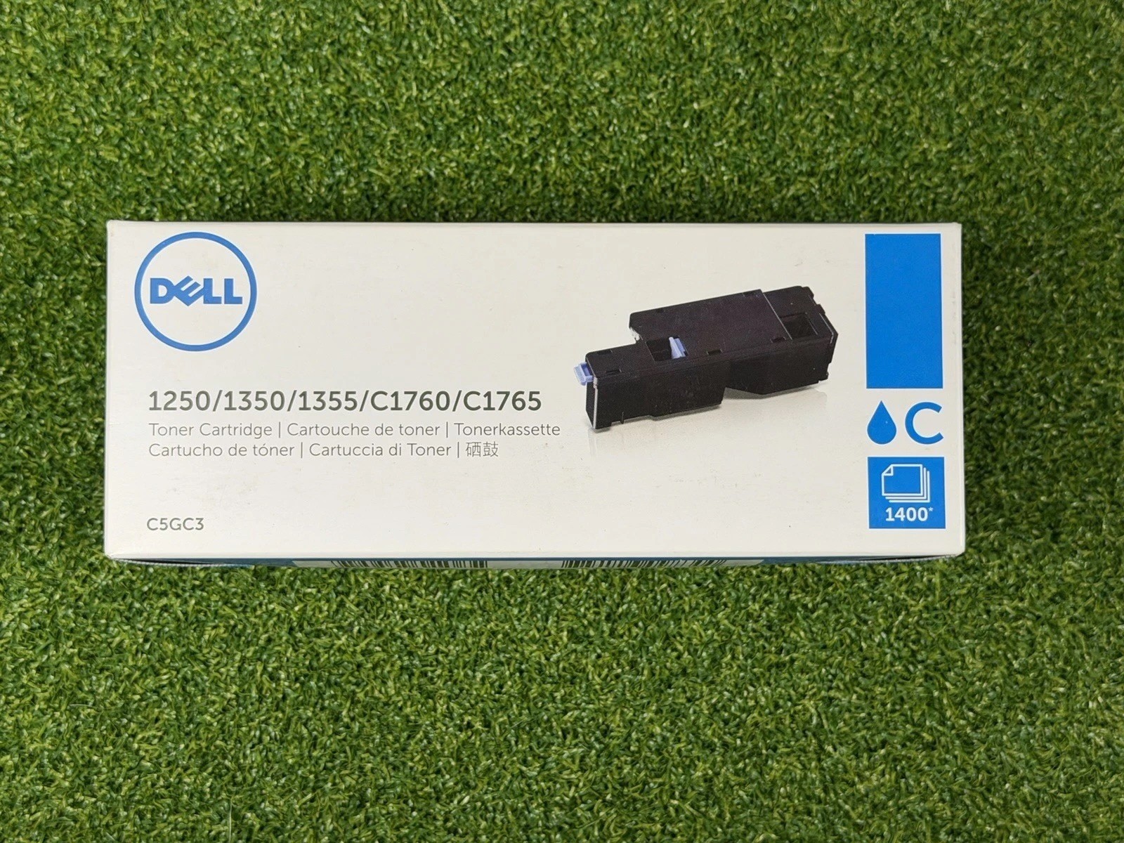Genuine Dell C5GC3 Cyan Toner Cartridge 1250/1350/1355/C1760/C1765 - New