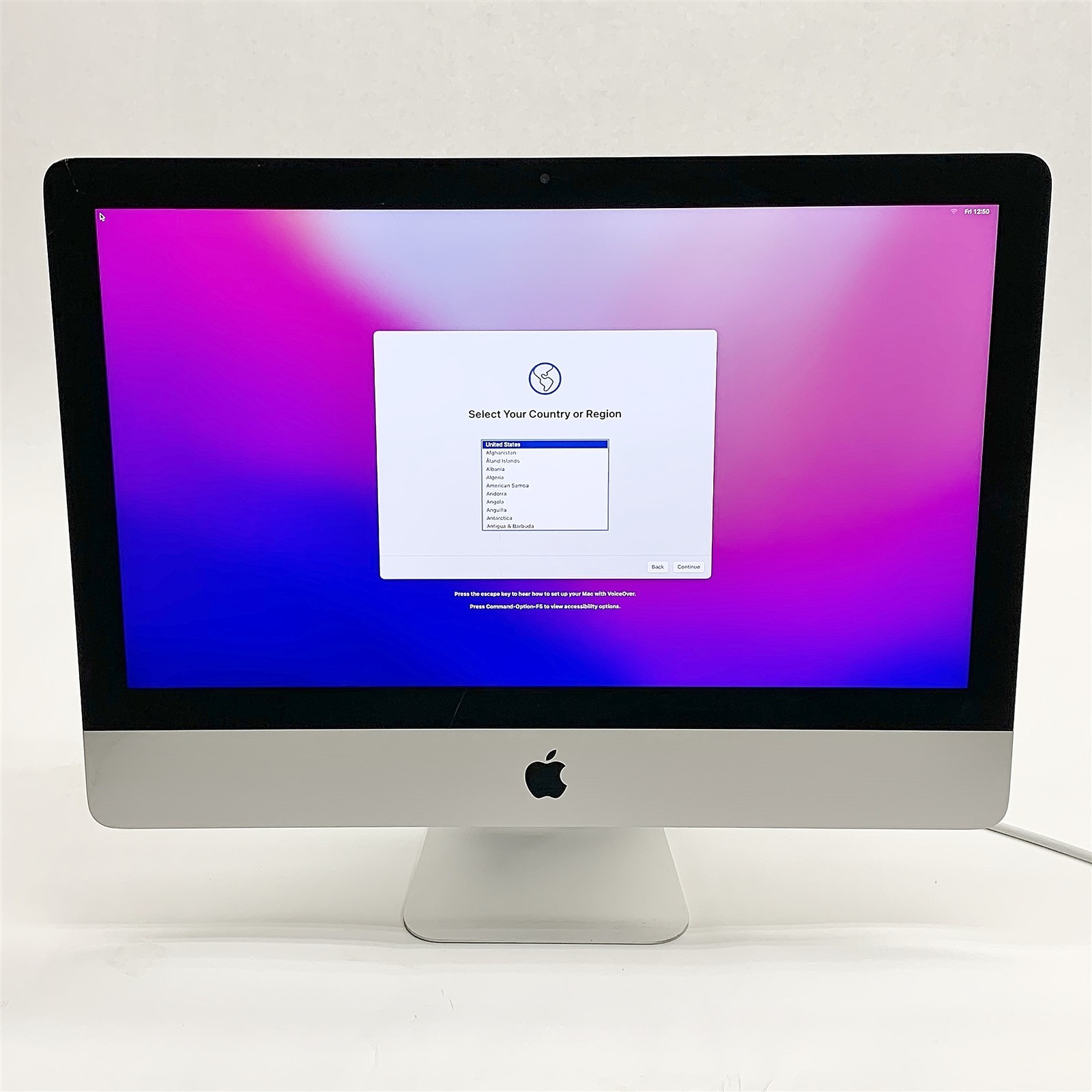 Apple iMac 19,2 A2116 2019 Intel i5 8500 3.00GHZ 21.5" 8GB 1TB HDD OSX Monterey