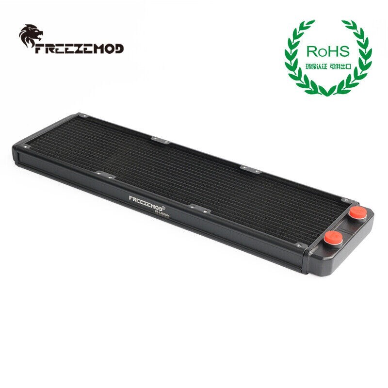 FreezeMod G1/4" 360mm Aluminum Radiator PC Computer Water Cooling  27mm Thick