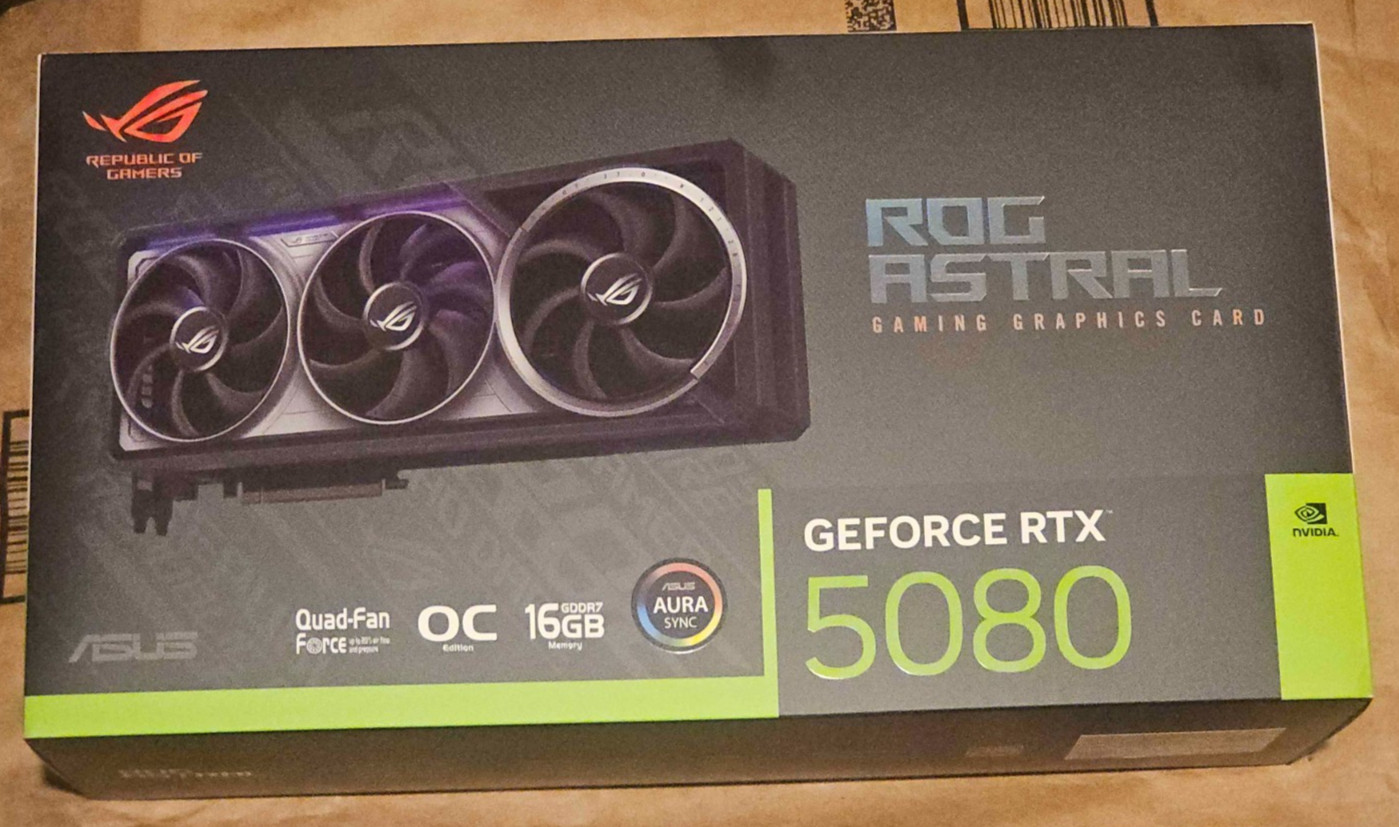 ASUS ROG Astral GeForce RTX 5080 16GB GDDR7