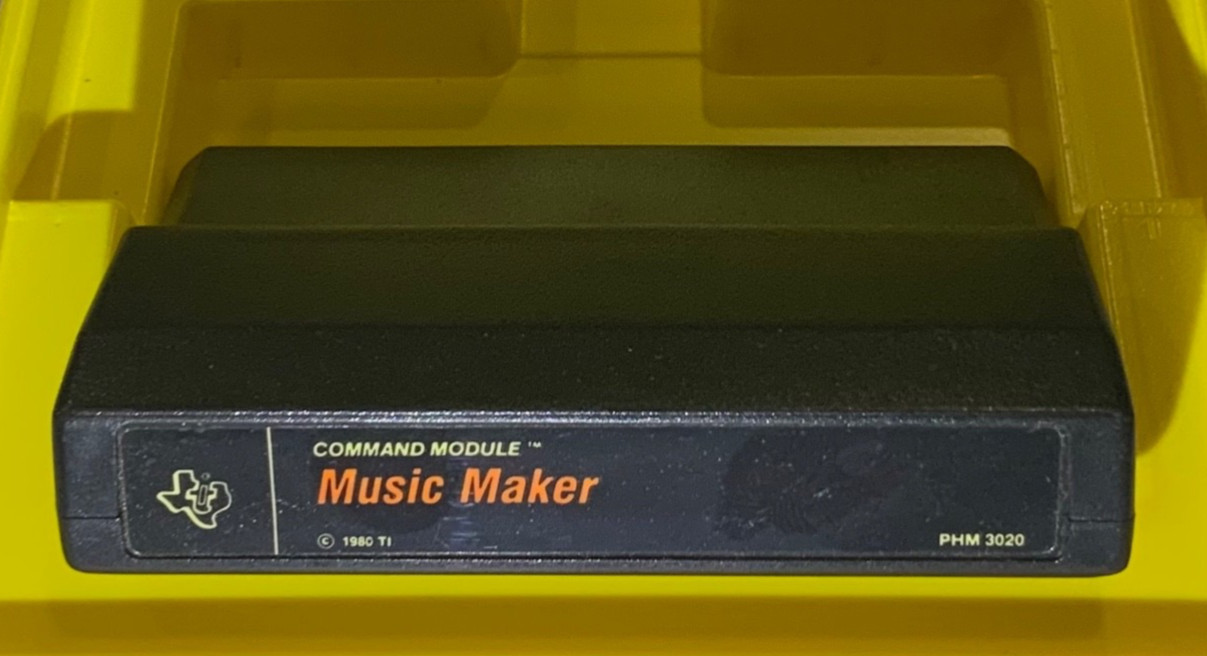 Vintage Ti-99 / TI 99 Texas Instruments Cartridge PHM 3020 Music Maker Software