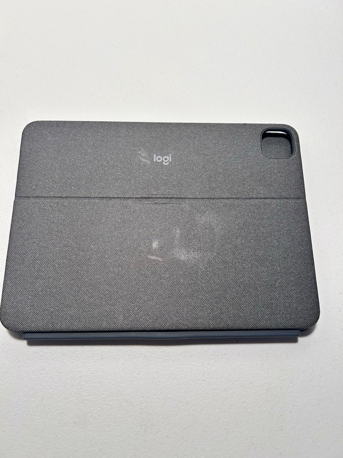 Logitech Folio Touch Keyboard Folio Case Gray w/ Trackpad Detachable Stand