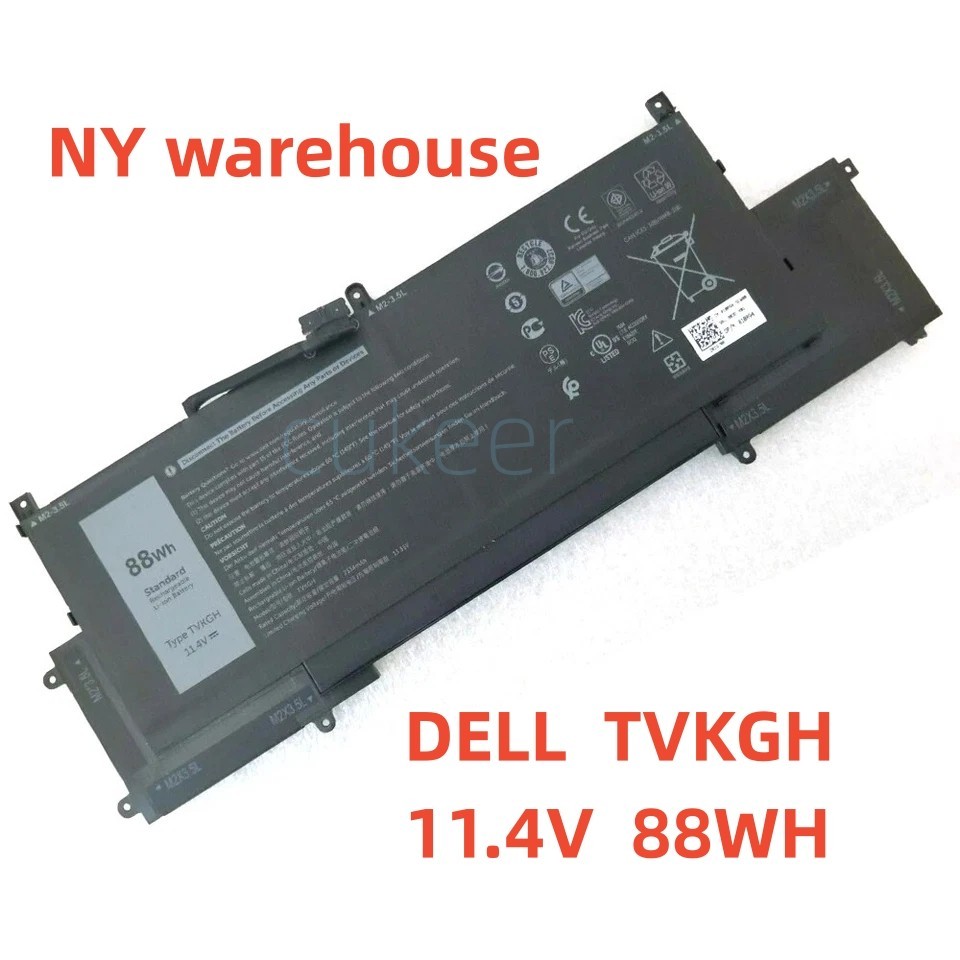 Genuine TVKGH Battery Latitude V5K68 N7HT0 9510 9520 2-in-1 Series N2NLL New