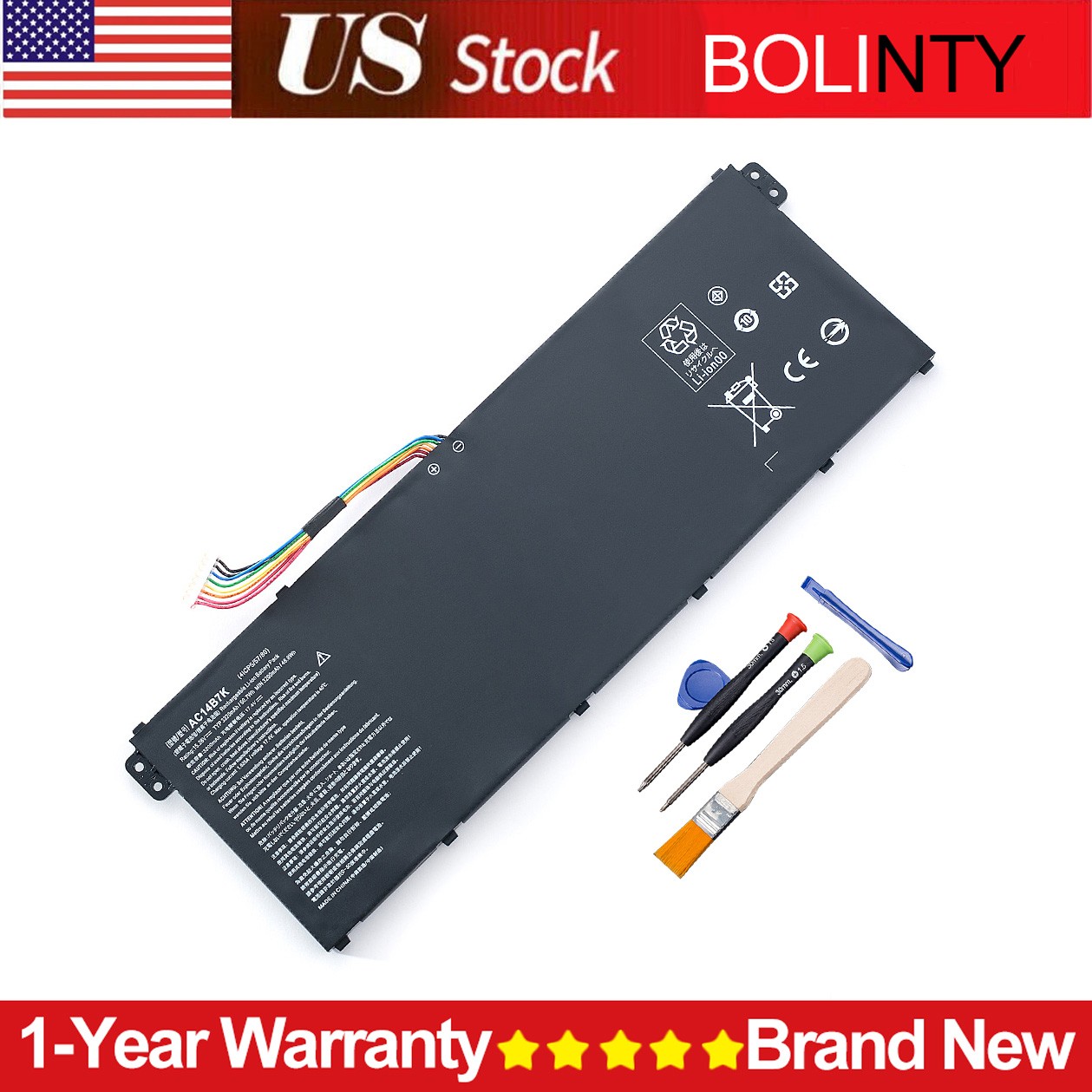 AC14B7K Battery For Acer Spin 5 SP515-51GN Swift 3 SF313-51 SF314-55G SF314-56G