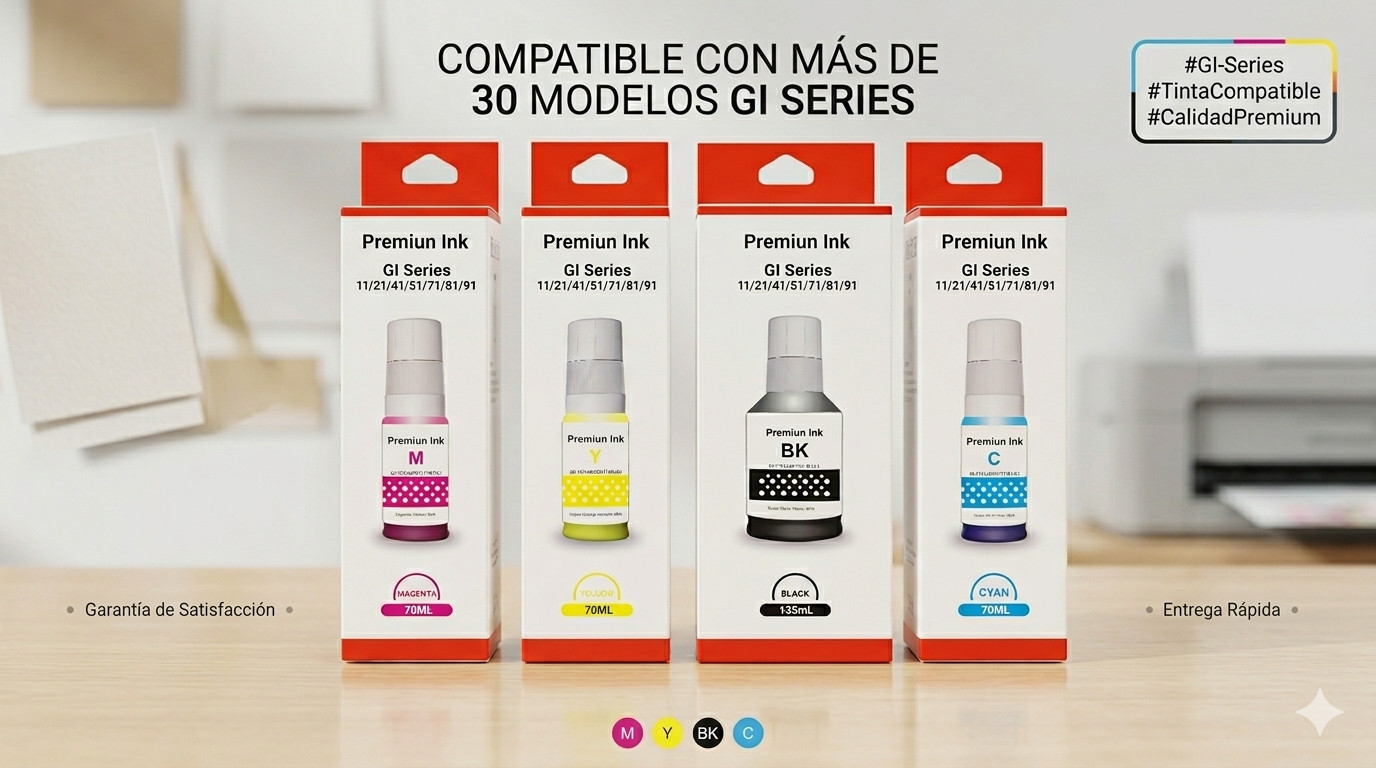 4 colors set GI-11 GI 11 Ink Bottle for use Canon PIXMA Megatank G2160 G3160