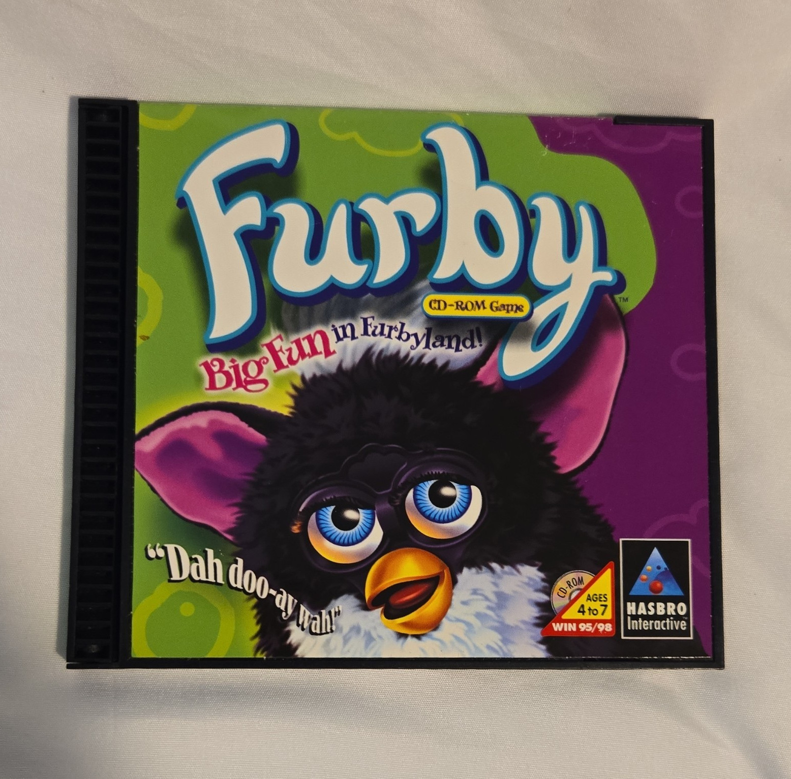 Vintage Hasbro Interactive Furby Big Fun in Furbyland CD Game for Windows 95/98