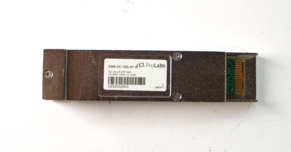 ProLabs ONS-XC-10G-S1-C OC-192-LR XFP SMF 1310nm 10Km LC DOM Optical Transceiver