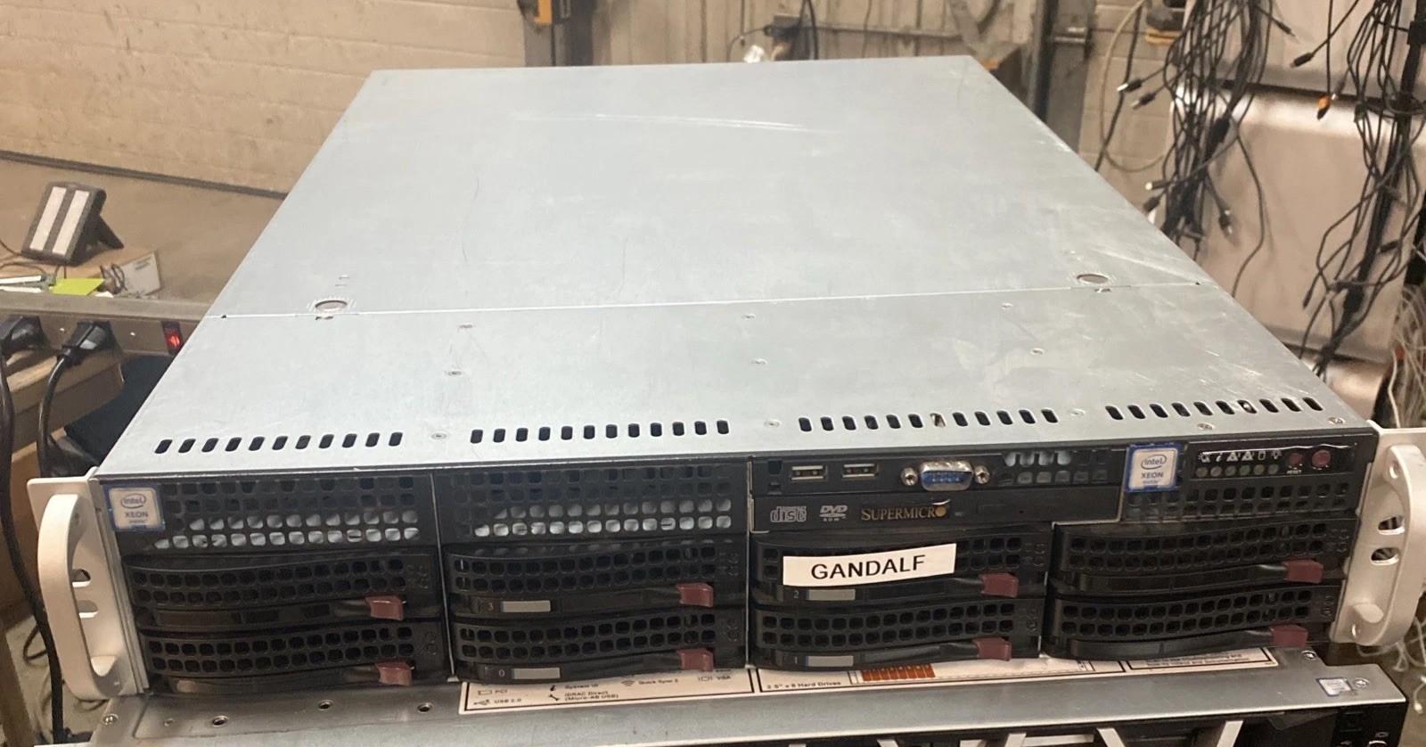 SuperMicro CSE-825  X10DAi/C 2X Xeon E5-2620 V4 2.1GHz, 128GB Ram, No HDD