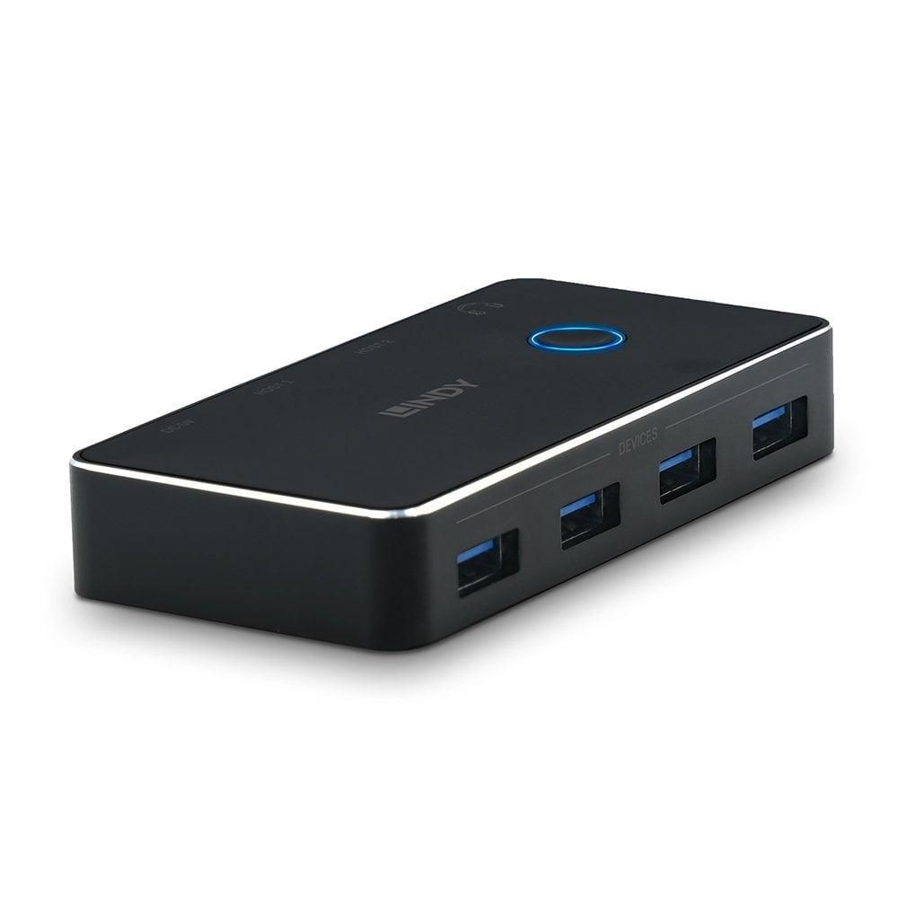 Lindy W128812208 43387 USB 3.0 Sharing Switch 2:4 ~E~