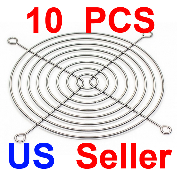 *Lot of 10* Chrome Fan Guard for 120MM Axial Fan
