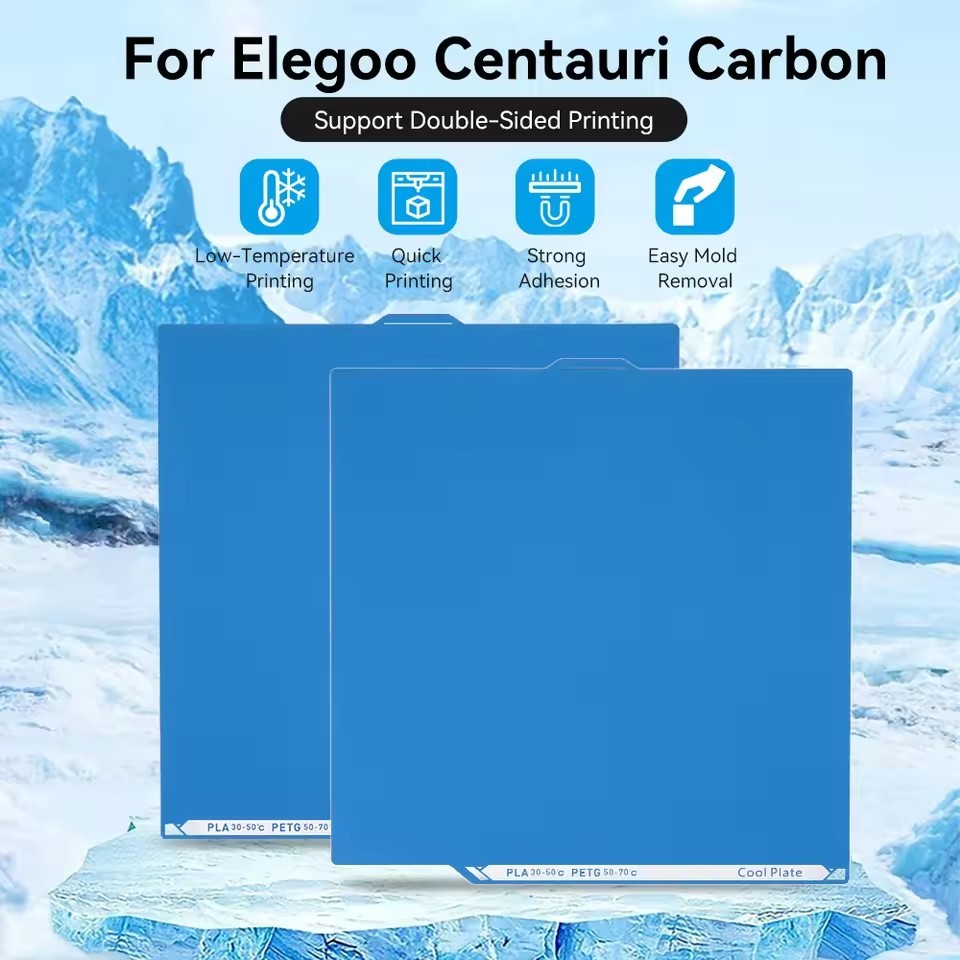 Cool Plate Double Sided For Elegoo Centauri Carbon 3D Printer Parts Accessories