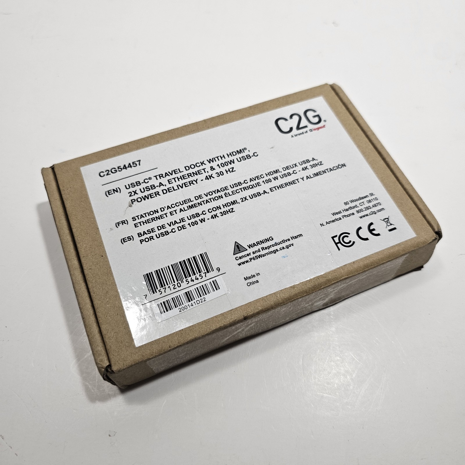 C2G USB-C Travel Dock with HDMI - C2G54457 - NEW