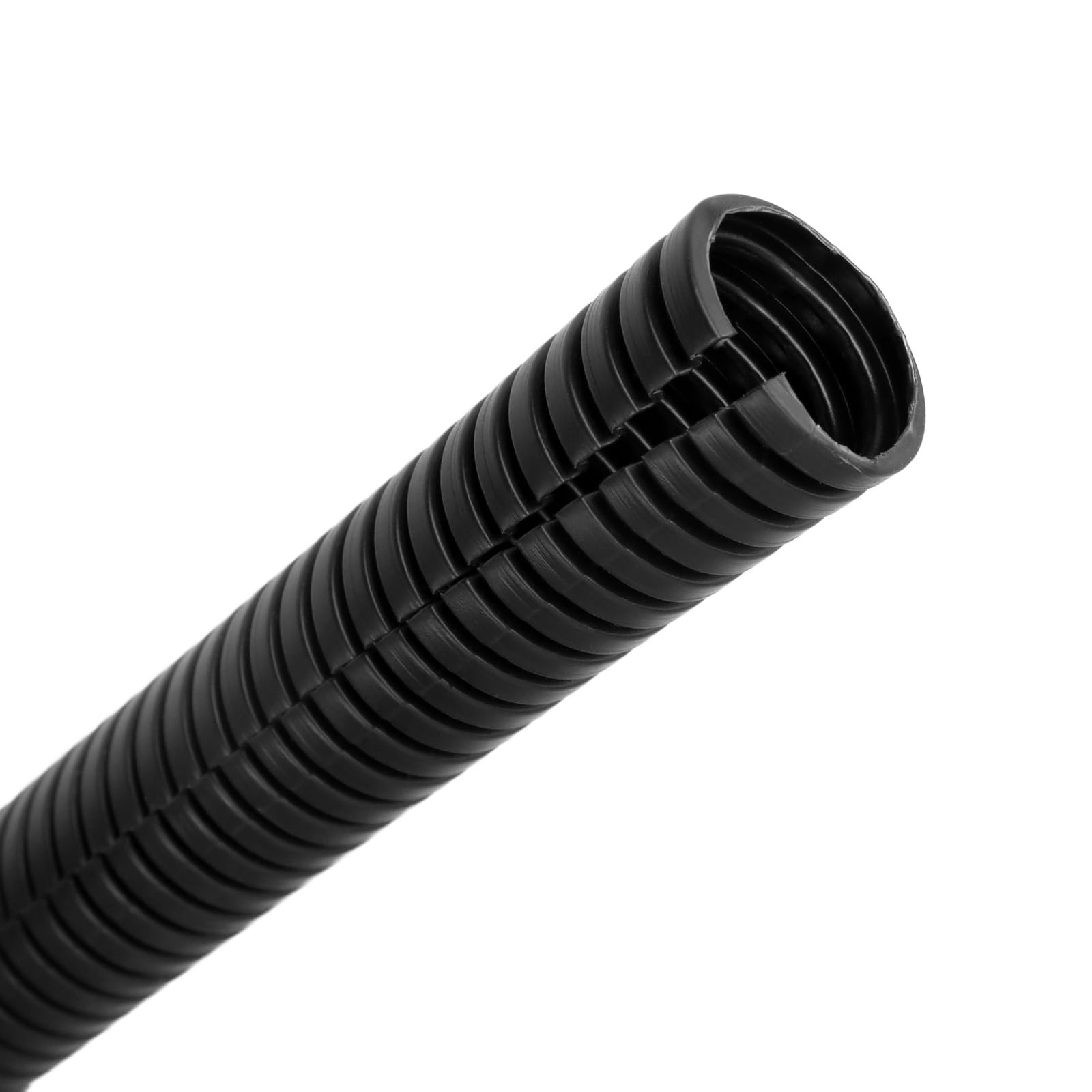Kelepu Split Wire Loom Cable Sleeve, Black 1 inch