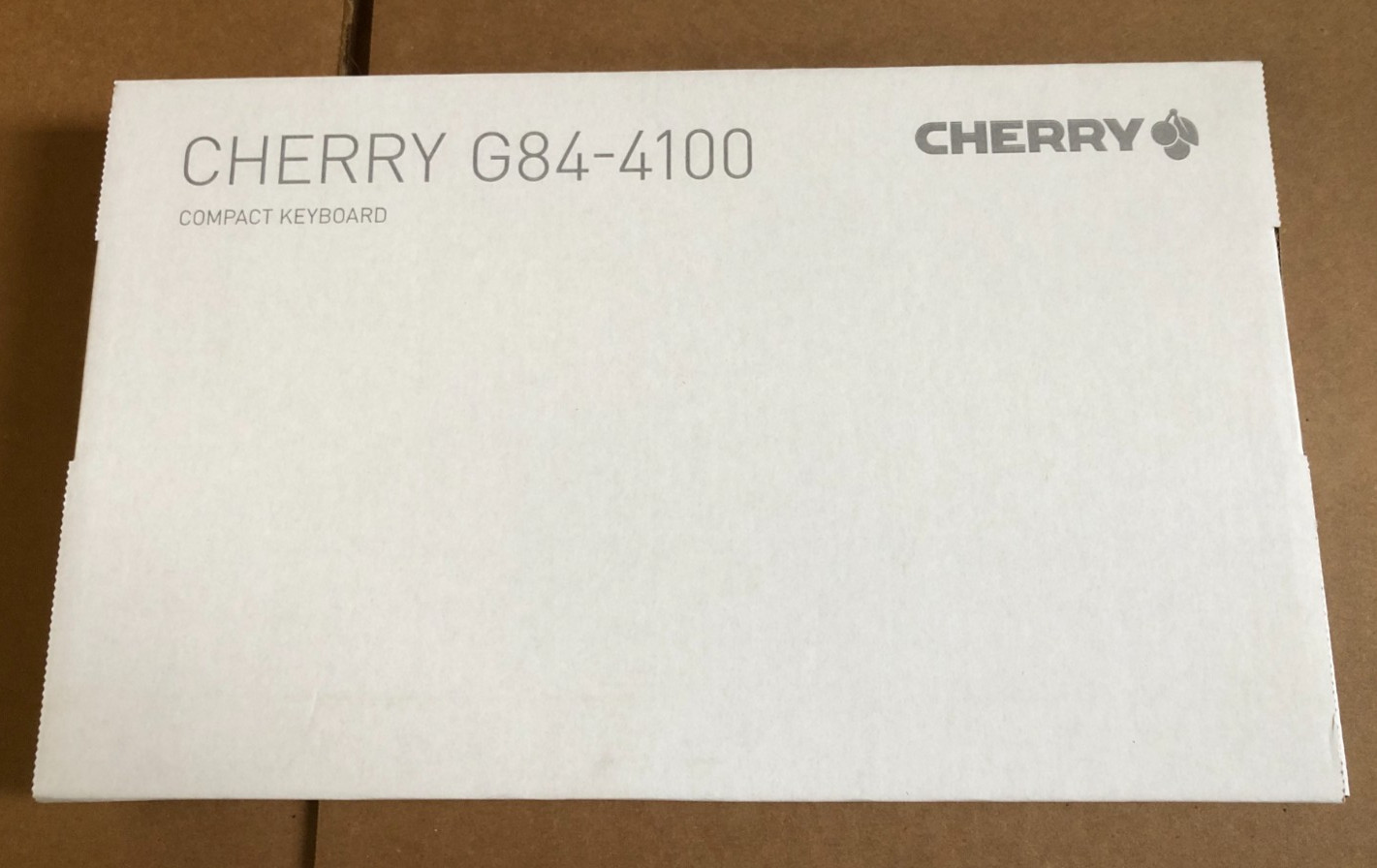 CHERRY Mini Keyboard G84-4100 CMUS-2  USB-PS2 New