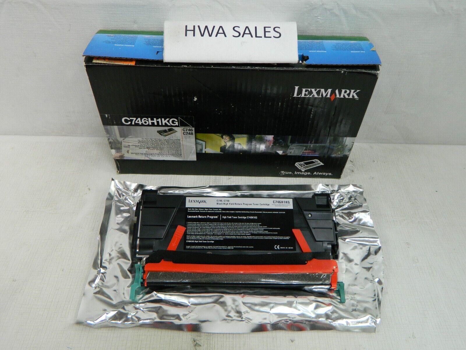 Genuine Lexmark C746H1KG Return Program Toner Cartridge NEW OEM OPEN BOX