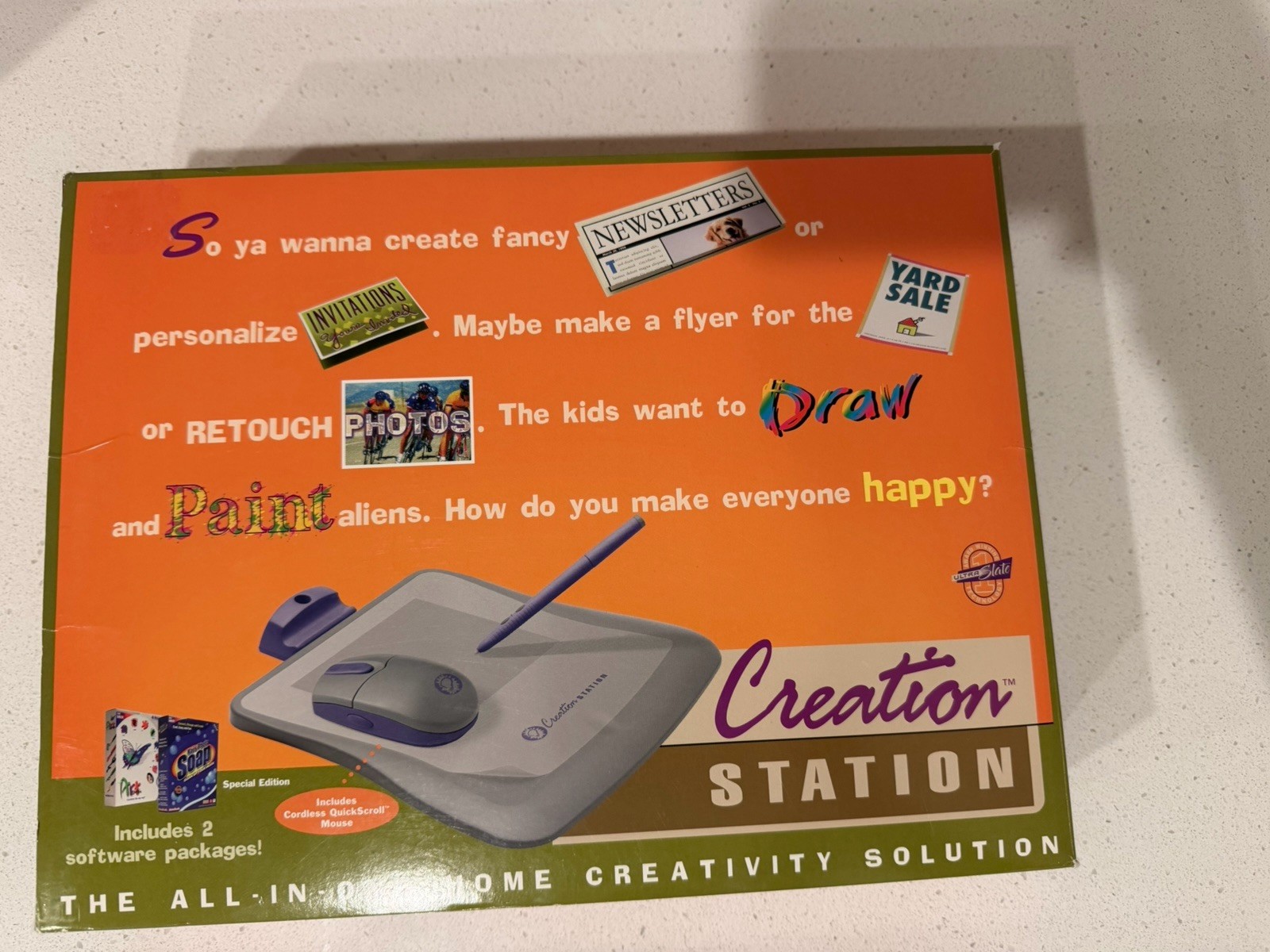 Vintage CalComp Creation Station - Complete in Box - Untested / As-Is