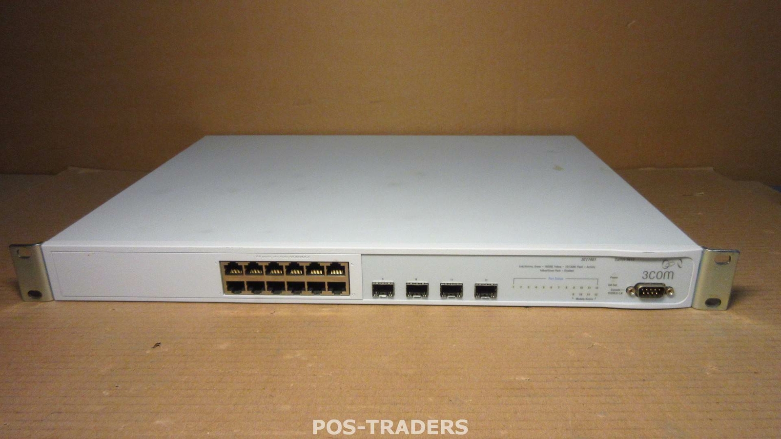 3com 3812 3C17401 SuperStack Switch 10/100/1000Mbps 12-port / 4x SFP ports