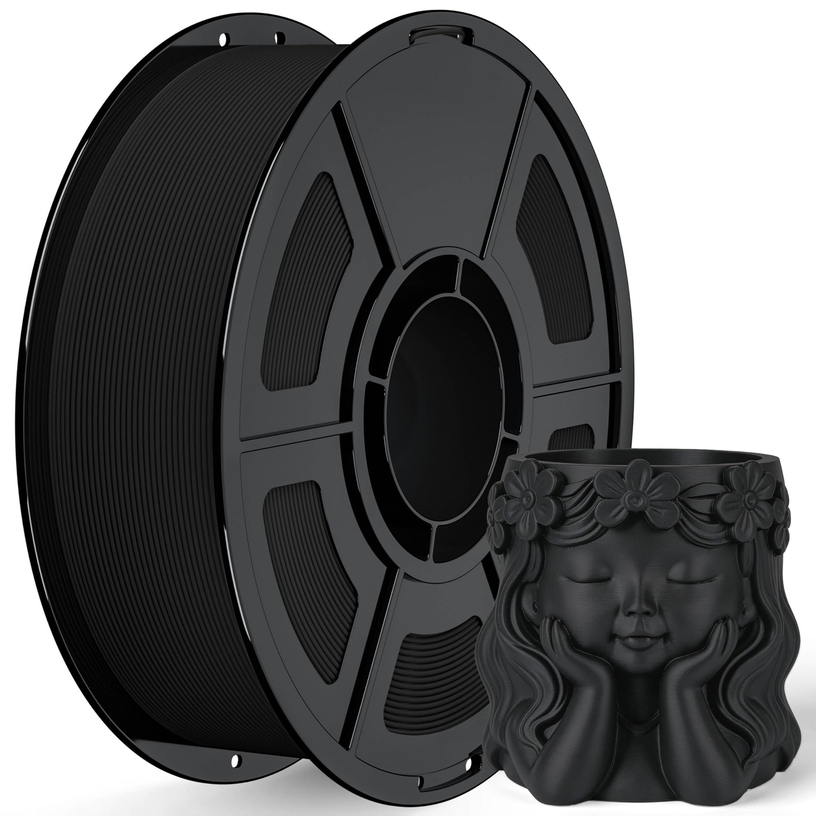 IEMAI PETG Matte 3D Printing Filament 1.75mm Black 1KG