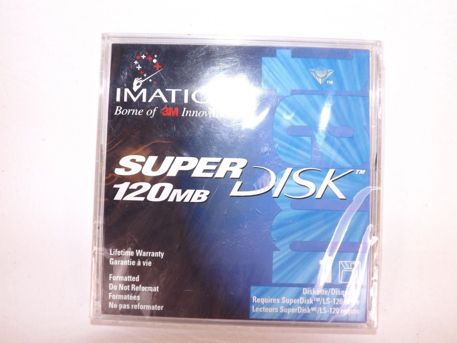 3M Innovation Imation LS-120 SuperDisk 120MB NEW SEALED