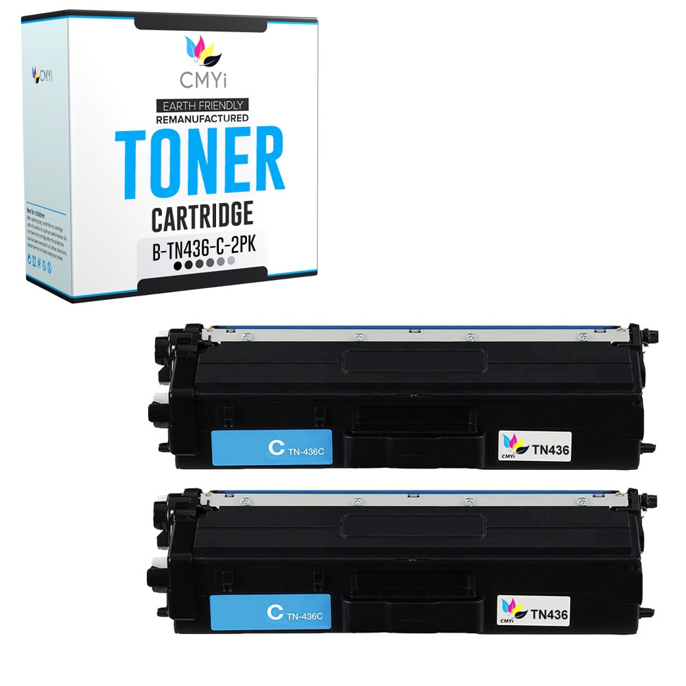 CMYi 2X Compatible TN-436 Cyan Toner Cartridge fits Brother HLL8360CDW L8360CDWT