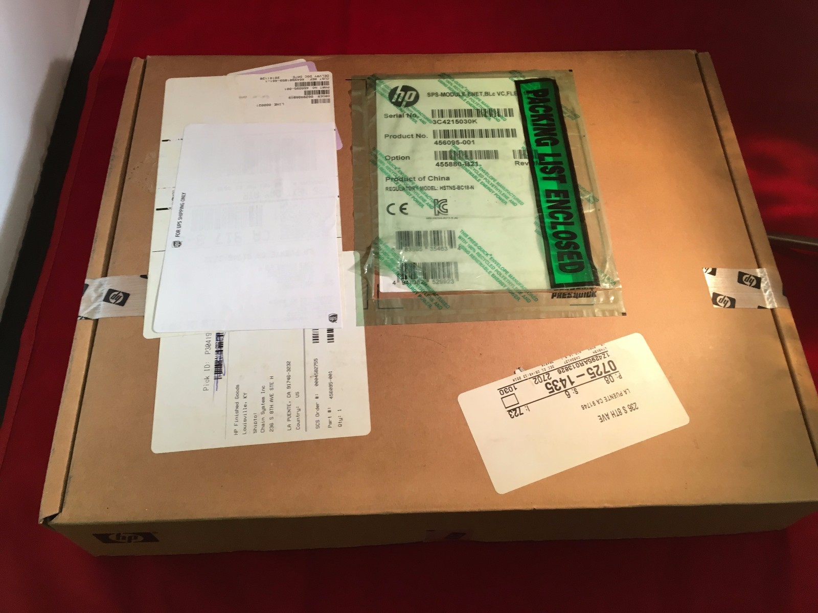 455880-B21 456095-001 455882-001 708052-001 HP VC Flex-10 Switch HPE NEW ******