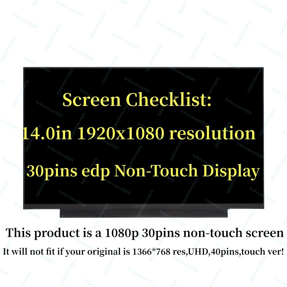 HP 14-DF0010NR 14-DF0020NR LED NON-TOUCH LCD Screen 14.0" FHD Display L25977-001