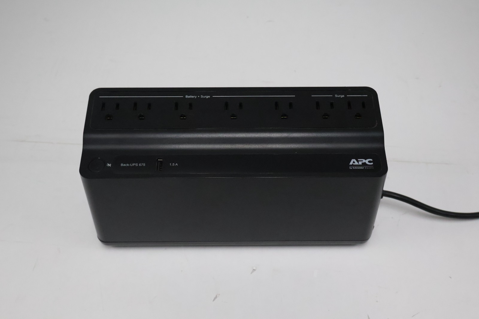 APC BE670M1 675VA 120V 360W Backup Battery Power Supply with 1 USB Charging Port