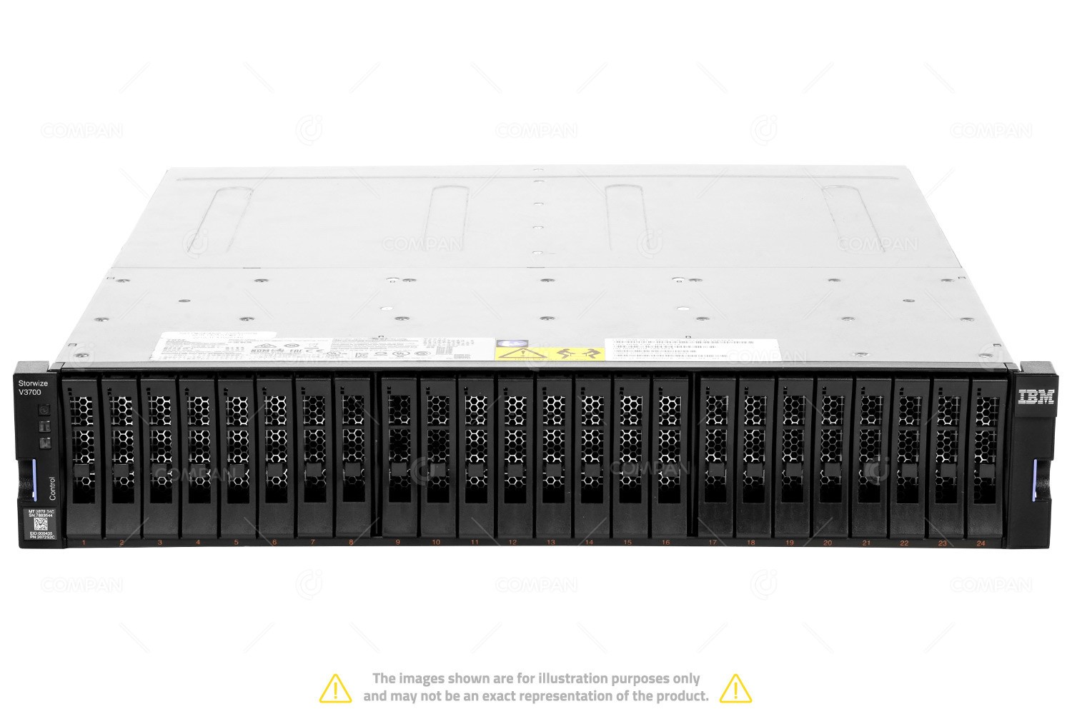 2072-24C IBM Storwize V3700 G1 24-bay 2.5" SFF Dual Controller Enclosure