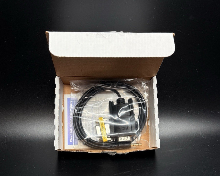 NEW Global Cache Flex Link Serial Cable RS232 Black w/Adaptor