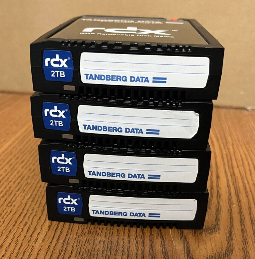 Tandberg Data RDX Cartridge 2TB USED B